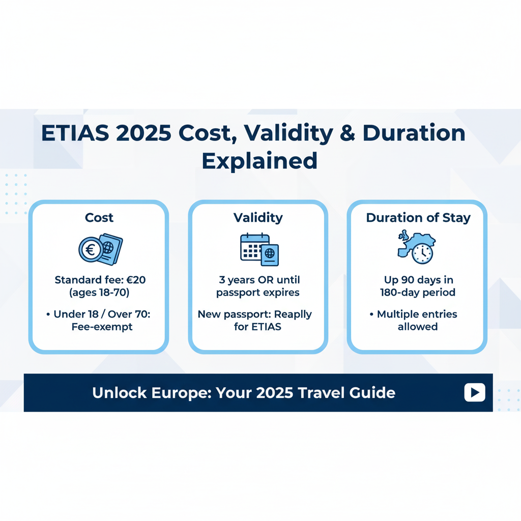 ETIAS 2025 Cost, Validity & Duration Explained
