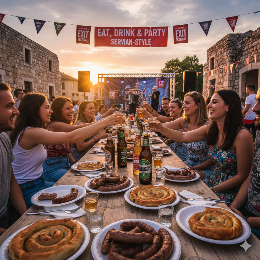 Eat, Drink, and Party Serbian-Style