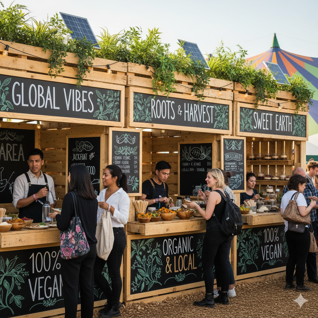 Vegan dishes Flow Festival 2026 Helsinki Finland