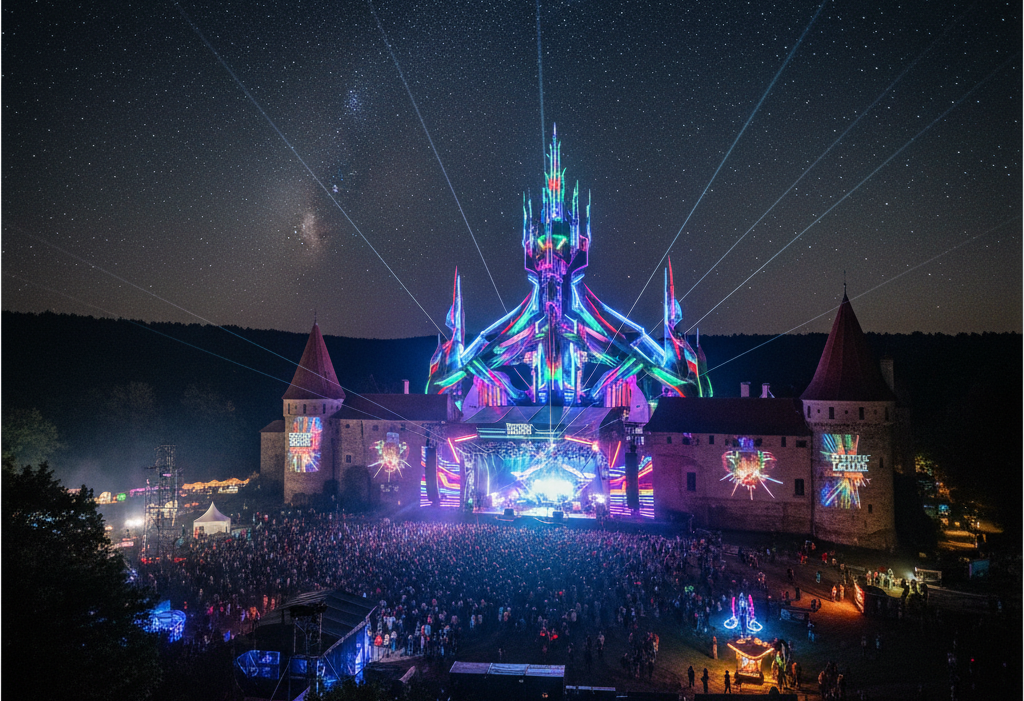 Electric Castle 2026 main stage at Banffy Castle, Cluj-Napoca, Romania