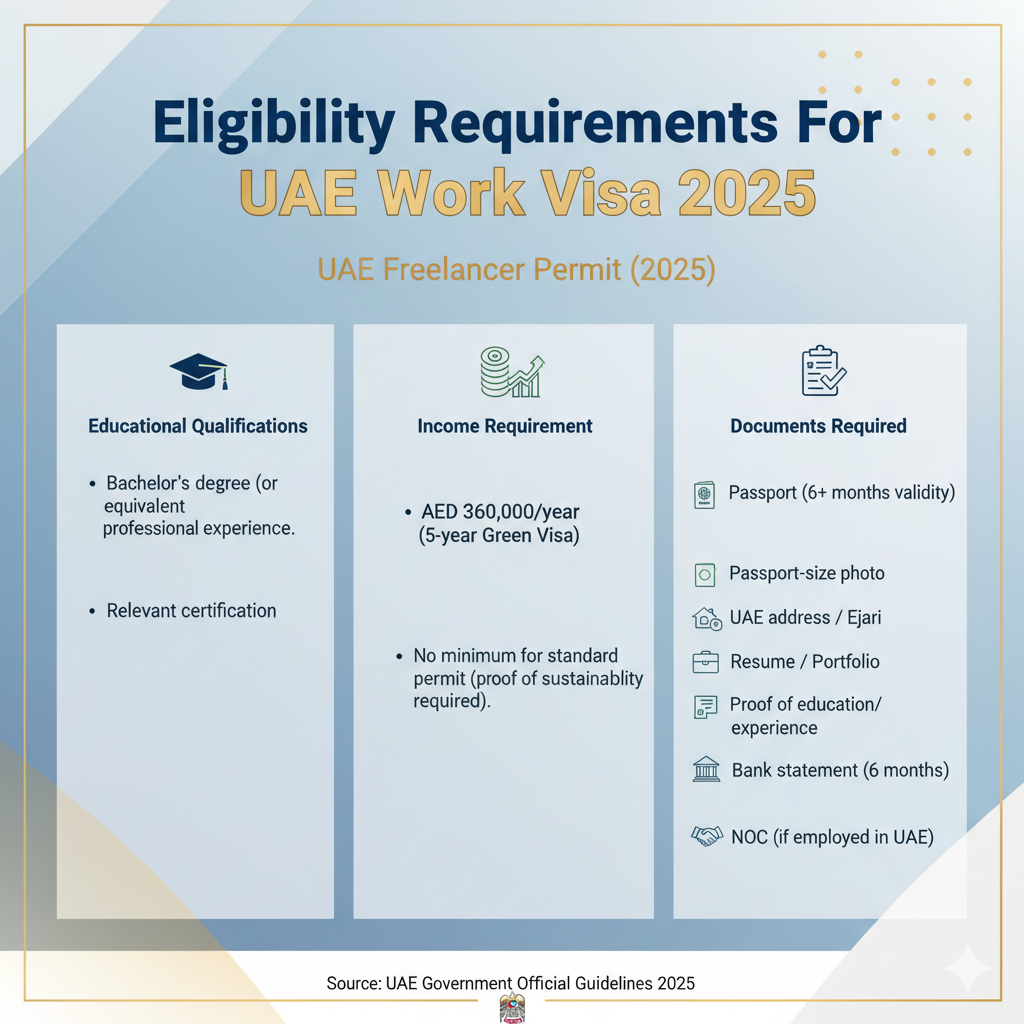 Eligibility Requirements For UAE Work Visa 2025