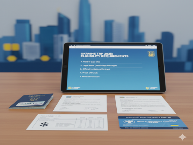 Eligibility Requirements for Temporary Residence Permit 2025 in Ukraine