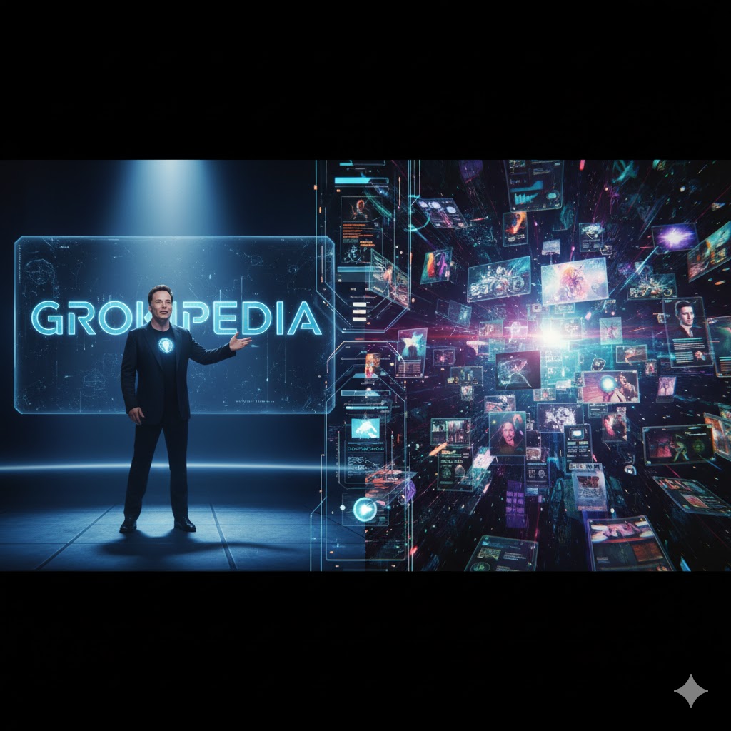 Elon Musk Launches Grokipedia ai powered
