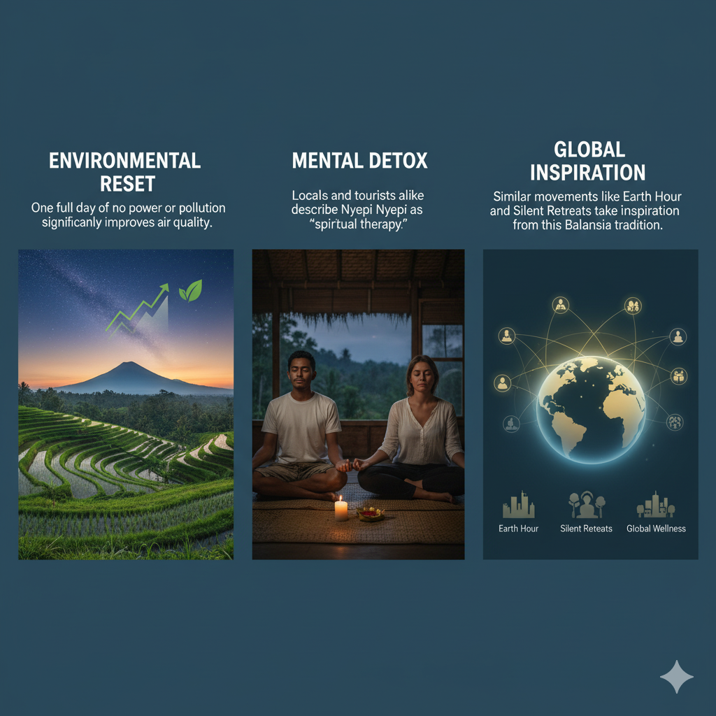 Environmental Reset, Mental Detox, Global Inspiration, spirit of Nyepi