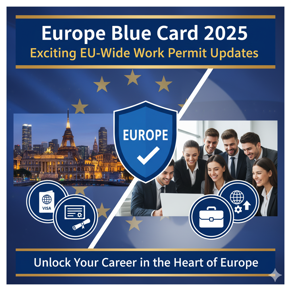 Europe Blue Card 2025 EU-Wide Work Permit Updates