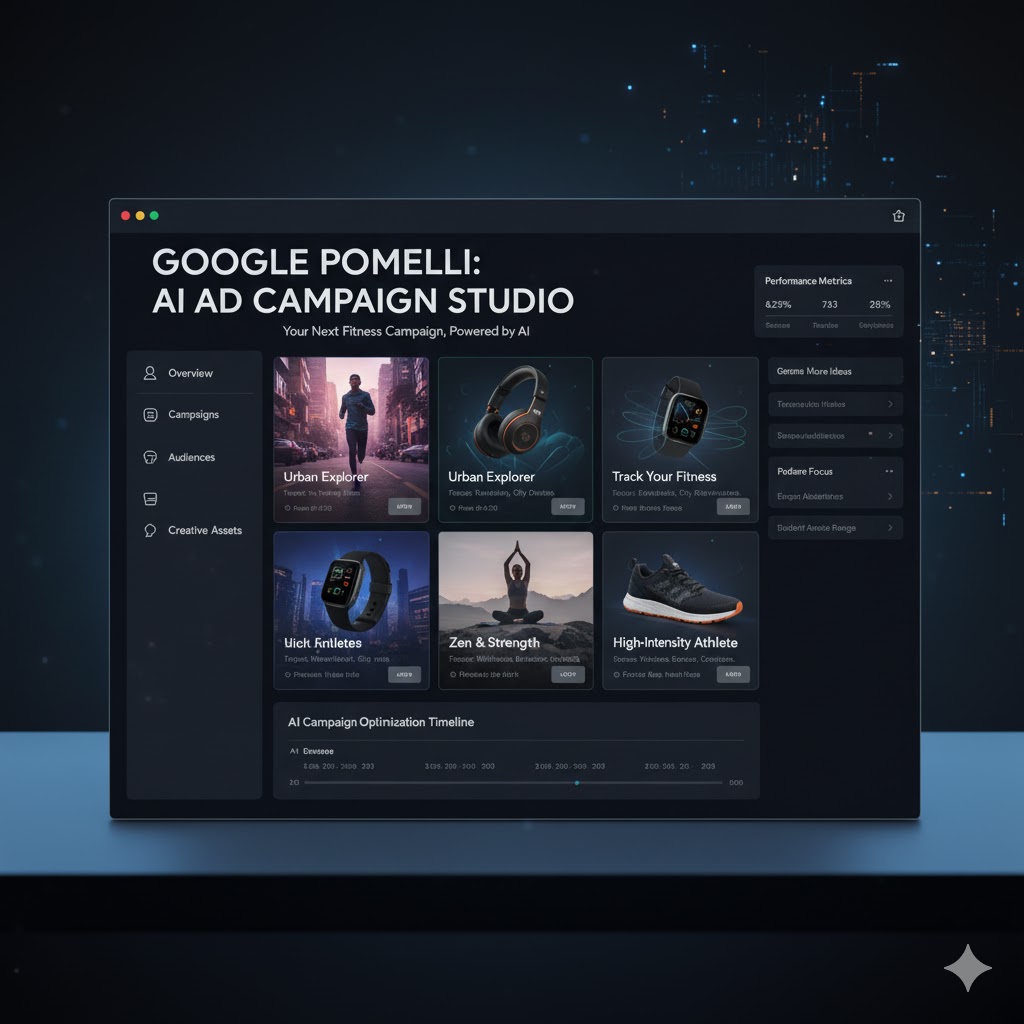 Example of AI-generated campaign ideas inside the Pomelli interface