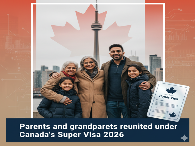 Canada Parent Visa 2026 family reunion at CN Tower