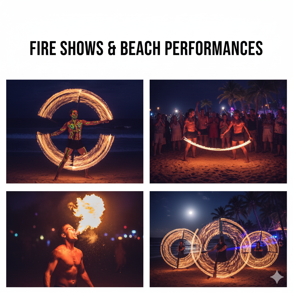 Fire Shows & Beach Performances