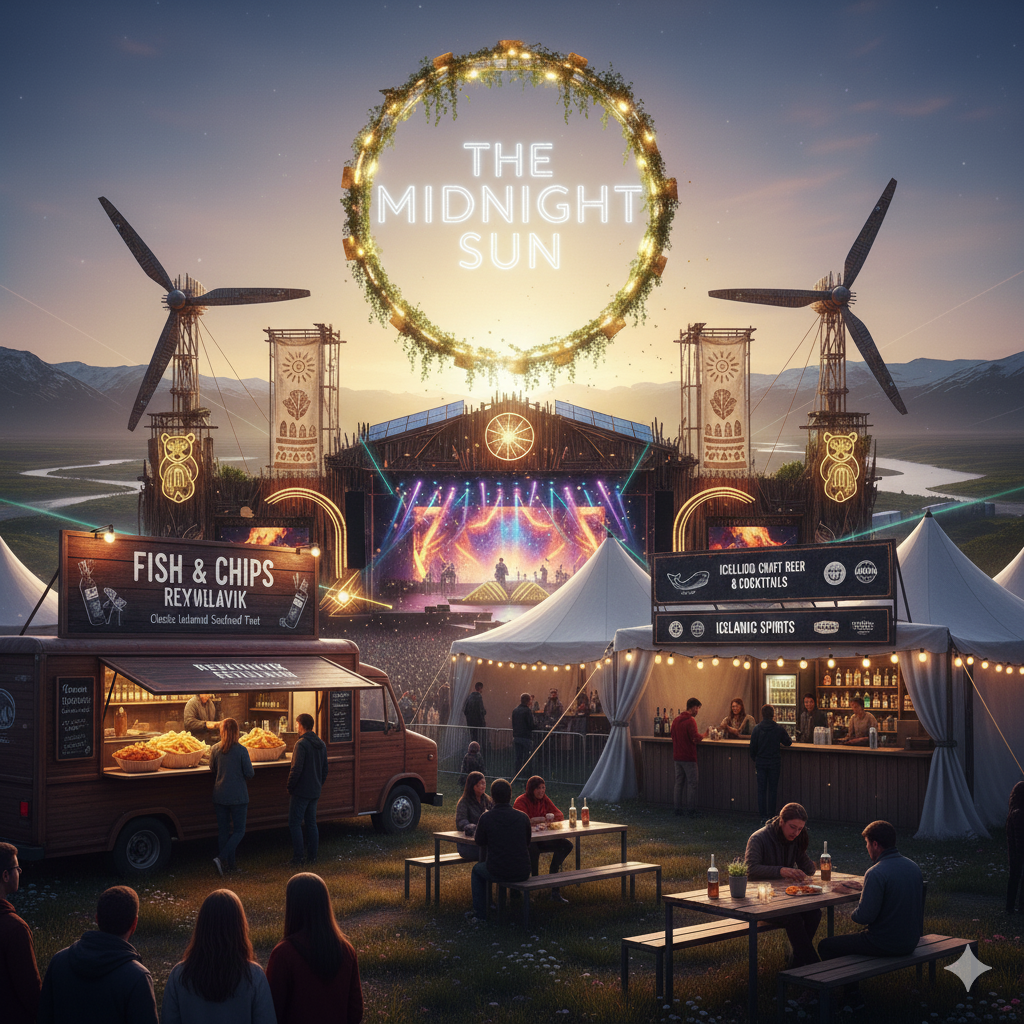 Food & Drink at Secret Solstice Festival 2026 in Iceland
