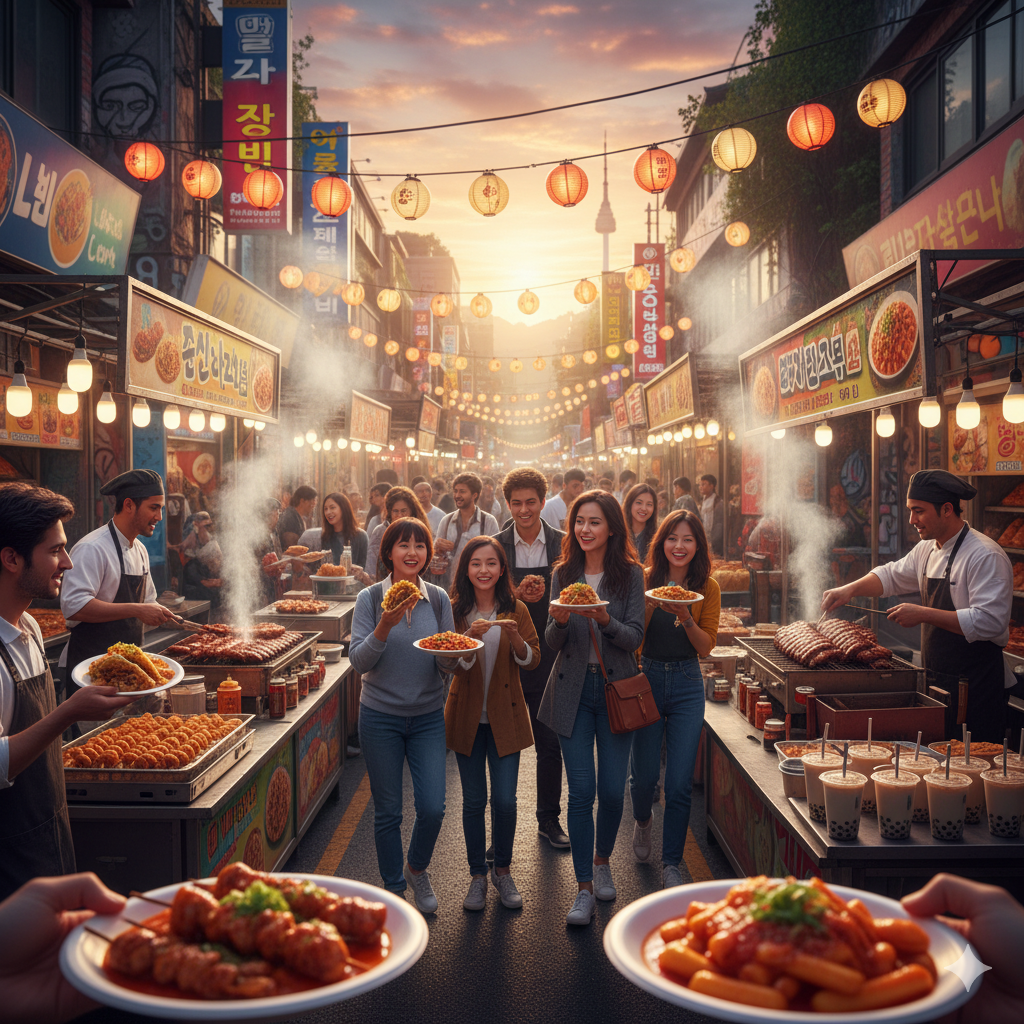 Foods at Itaewon Festival 2026