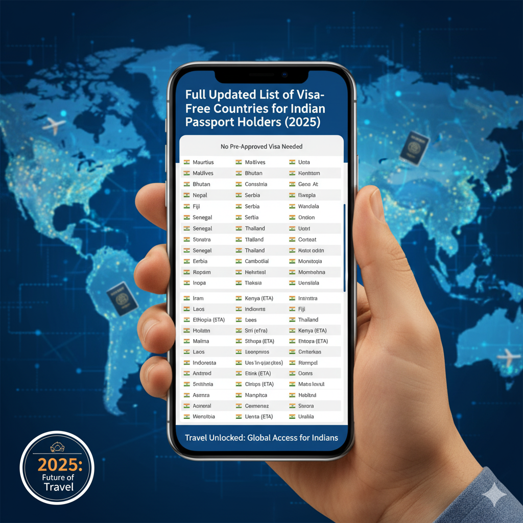 List of Visa-Free Countries for Indian Passport Holders