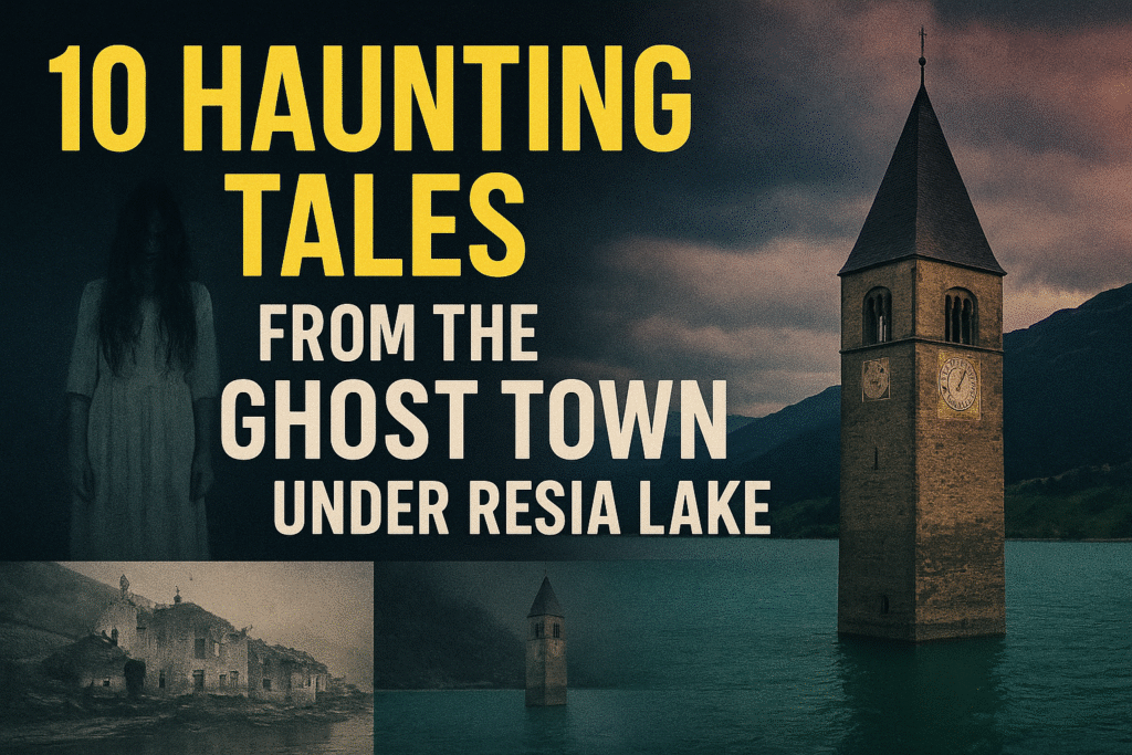 Ghost Town Under Resia Lake