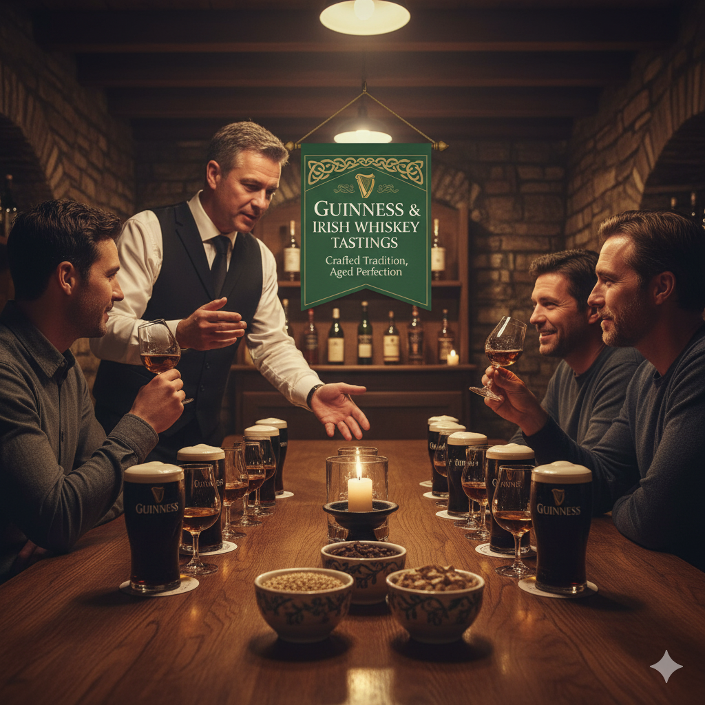 Guinness and Irish Whiskey Tastings