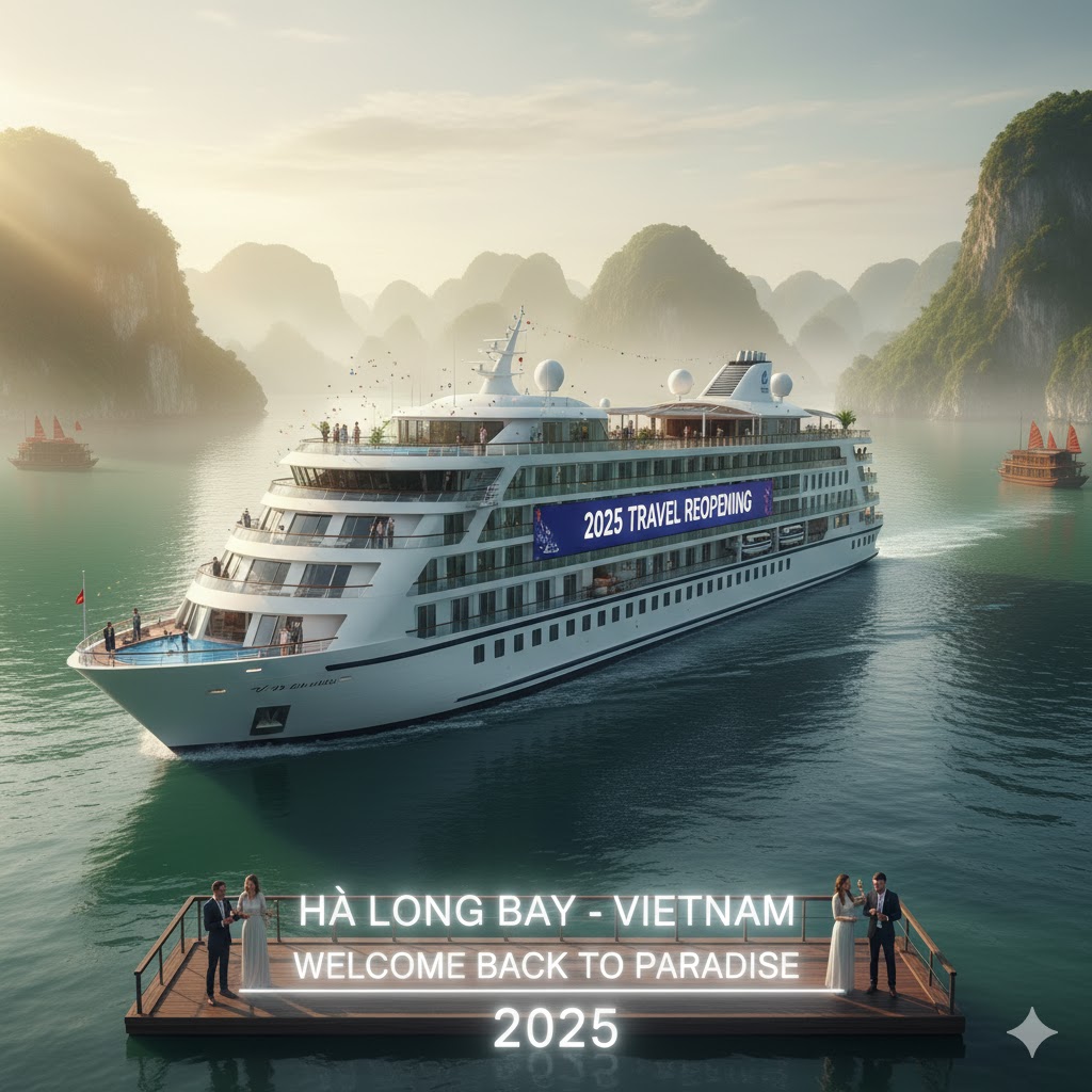 Ha Long Bay 2025 travel luxury cruise Vietnam reopening