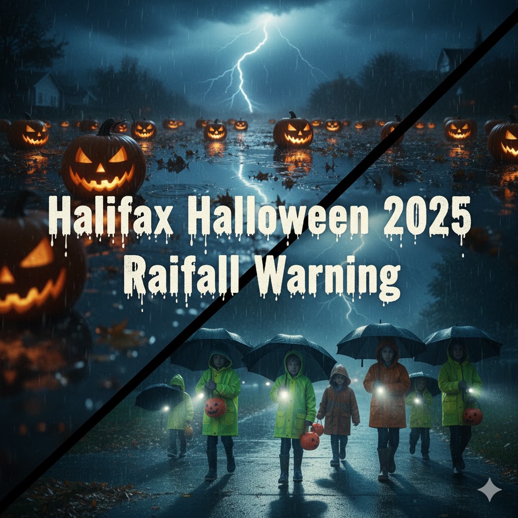 Halifax Halloween rainfall warning storm alert