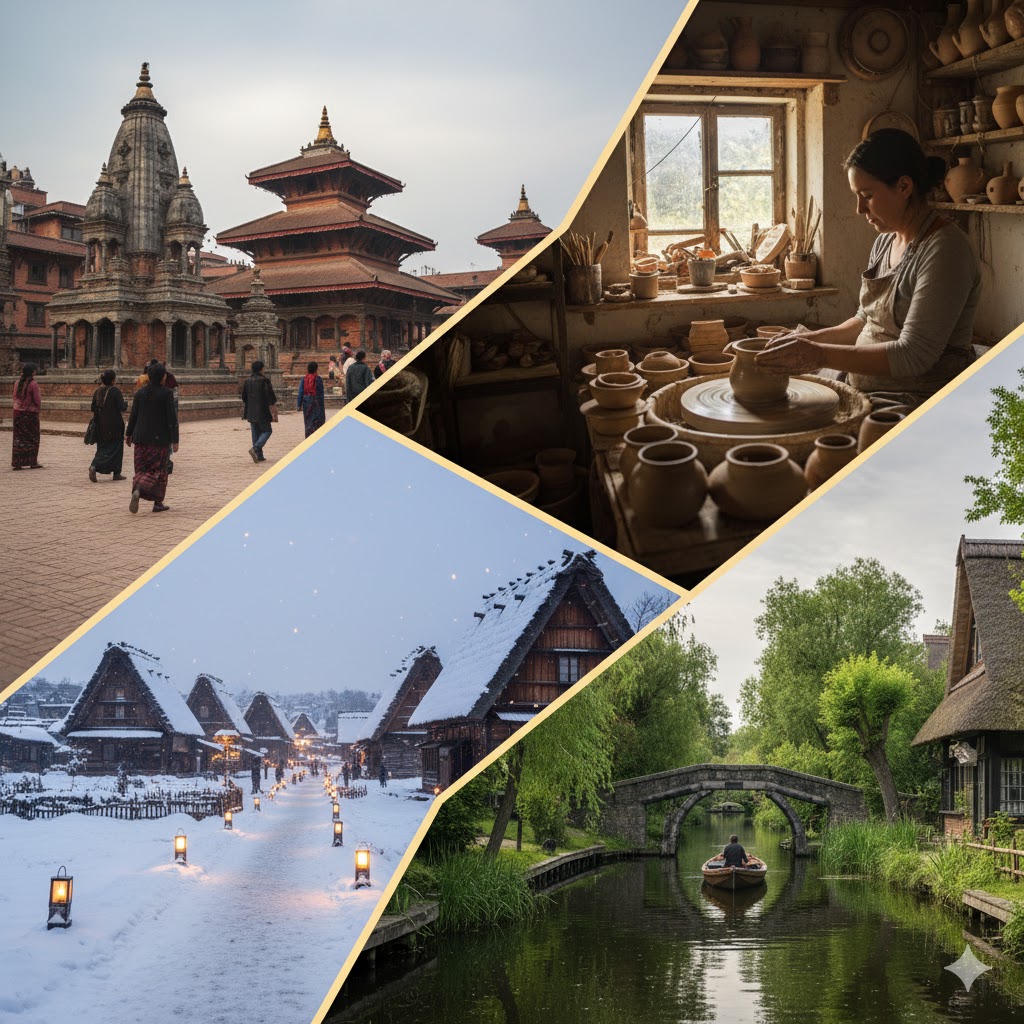 Hidden Villages Frozen in Time