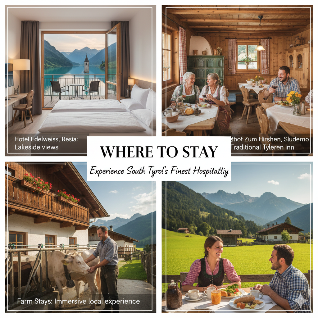 Hotel Edelweiss, Resia, Gasthof Zum Hirschen, Sluderno, Farm Stay