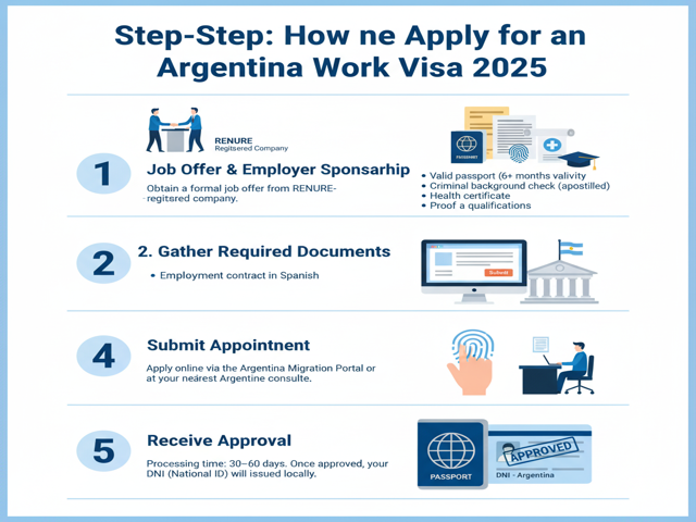 How to Apply for an Argentina Work Visa 2025