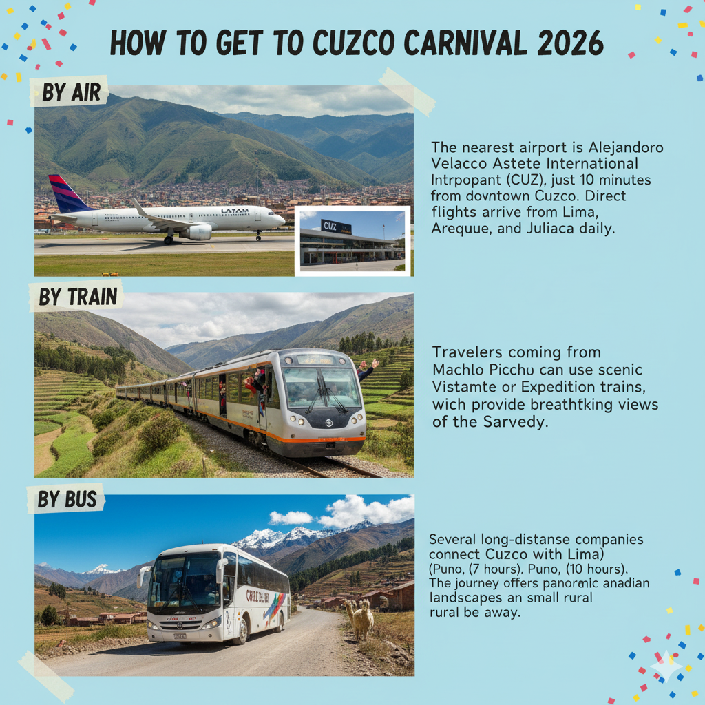 How to Get to Cuzco Carnival 2026
