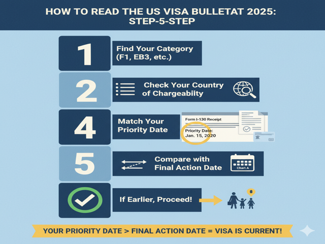 How to Read the US Visa Bulletin 2025