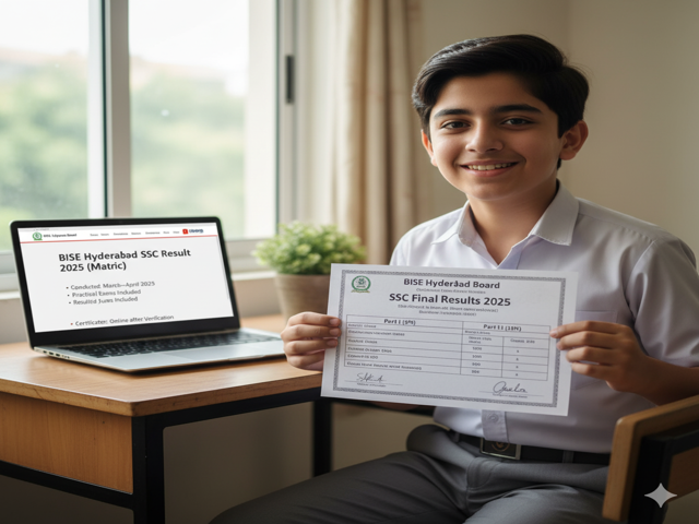 Hyderabad Board Result 2025 - SSC and HSSC Results