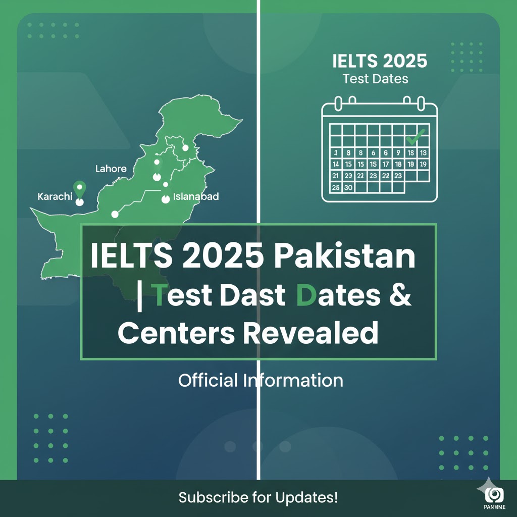IELTS 2025 Pakistan Test Dates & Centers Revealed