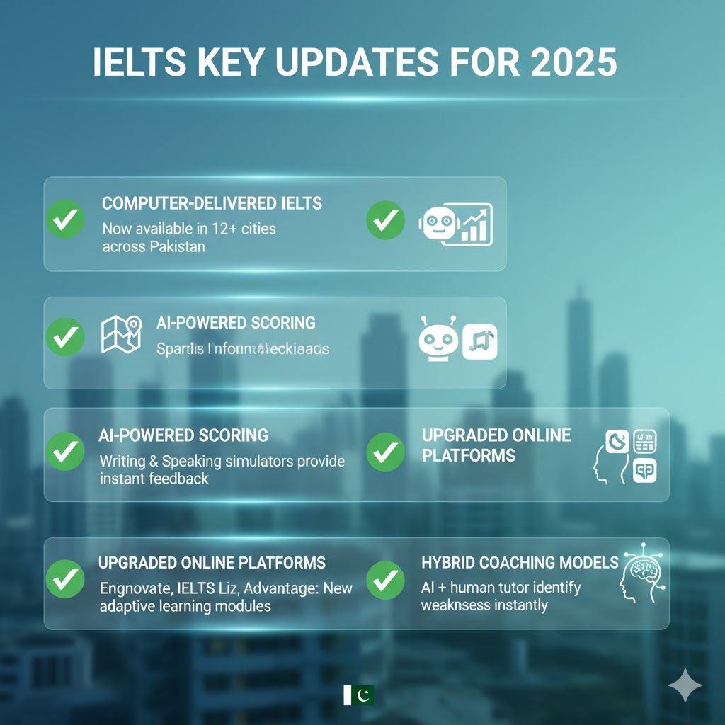 IELTS preparation in Pakistan Key Updates for 2025