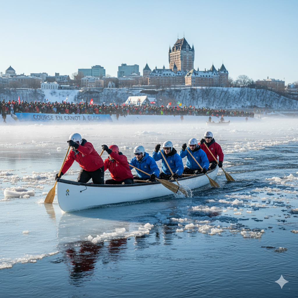 Ice Canoe Race