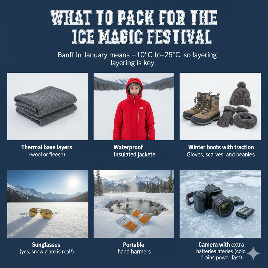 Ice Magic Festival Canada 2026 Packing