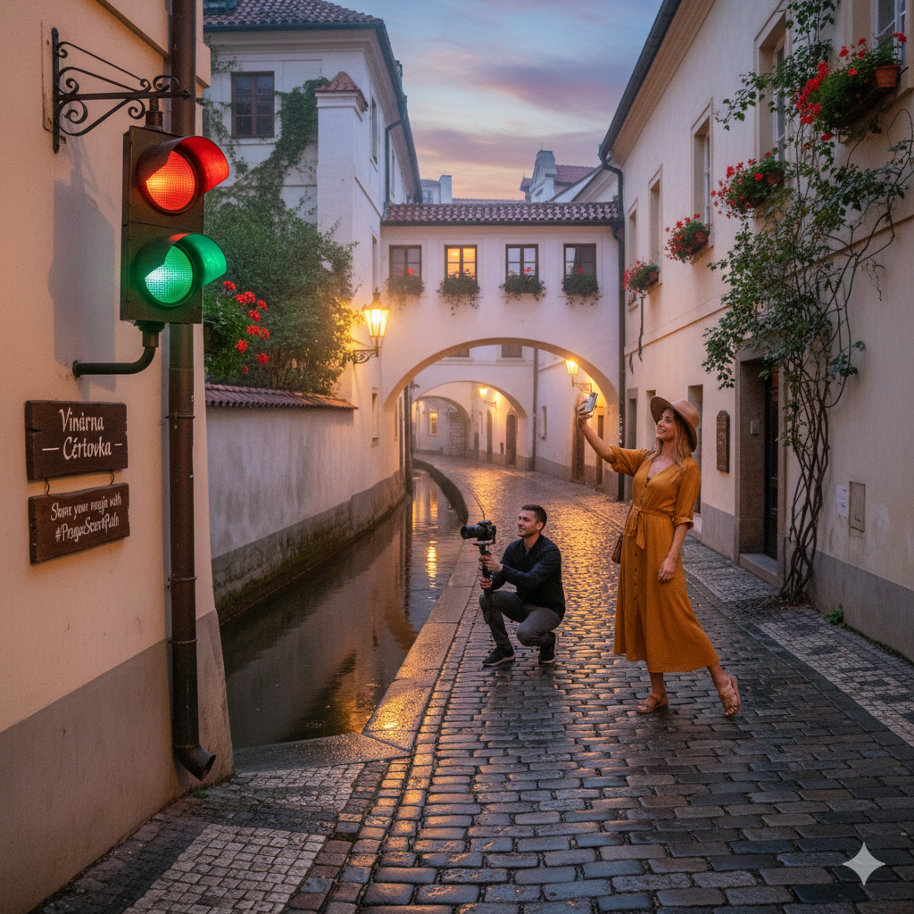 Instagram Spot narrowest street in Prague