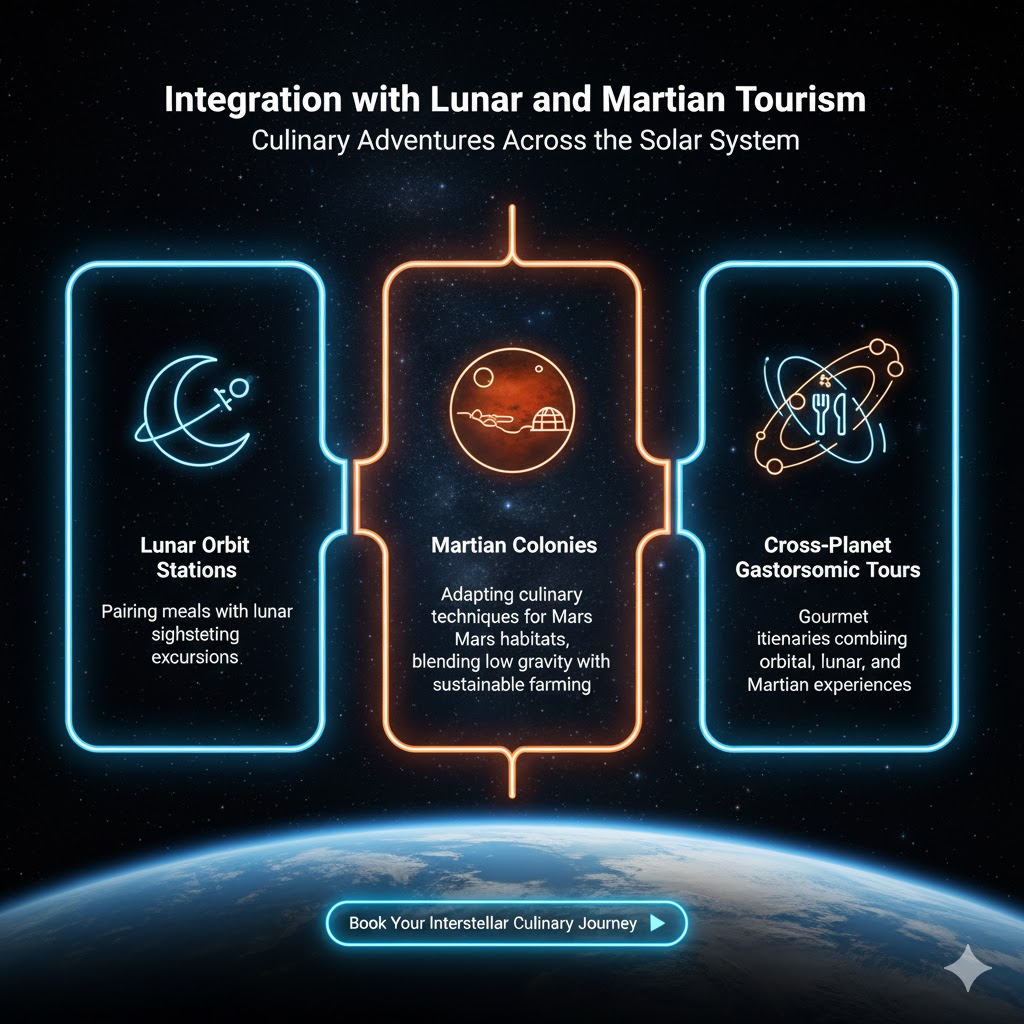 Integration with Lunar and Martian Tourism