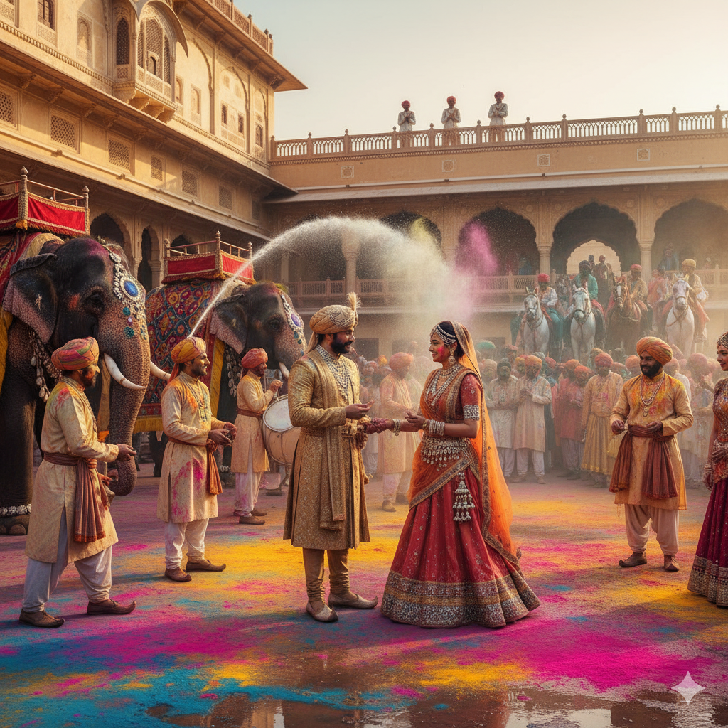 Jaipur – Royal Holi Celebrations, Holi in India