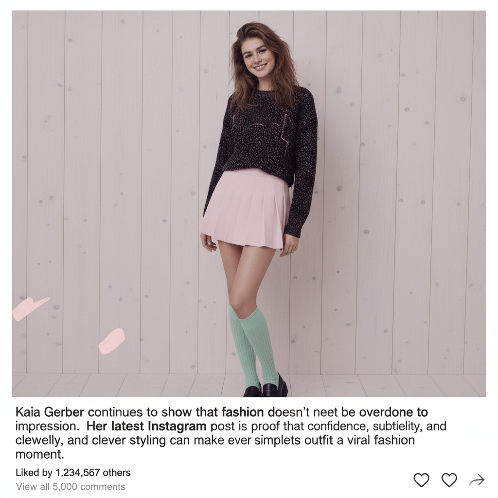 Kaia Gerber Instagram post