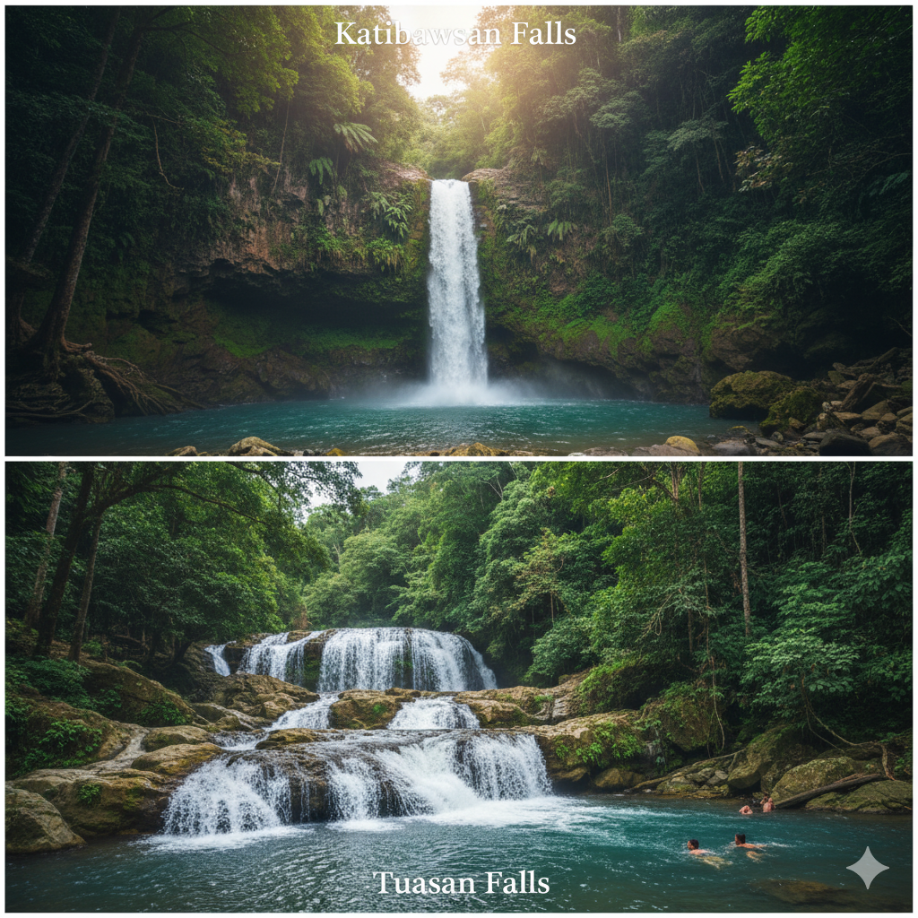 Katibawasan Falls Camiguin waterfall swimming