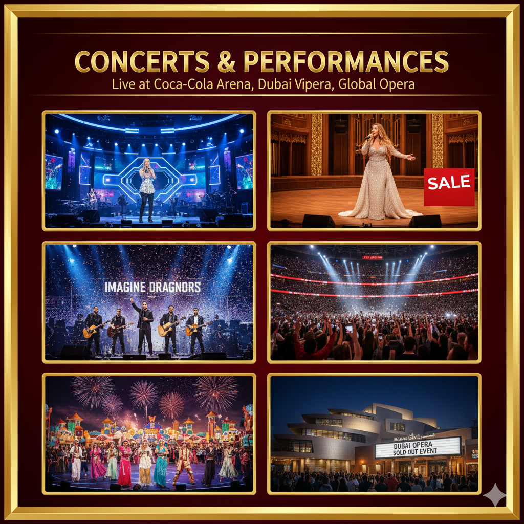 Katy Perry, Mariah Carey, and Imagine Dragons perform live in Dubai Shopping Festival 2026