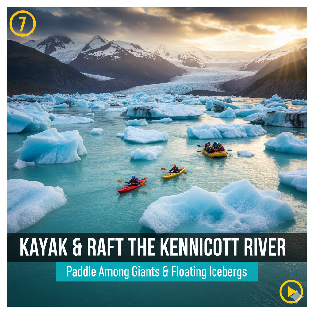 Kayak and Raft the Kennicott River, Adventure travelers