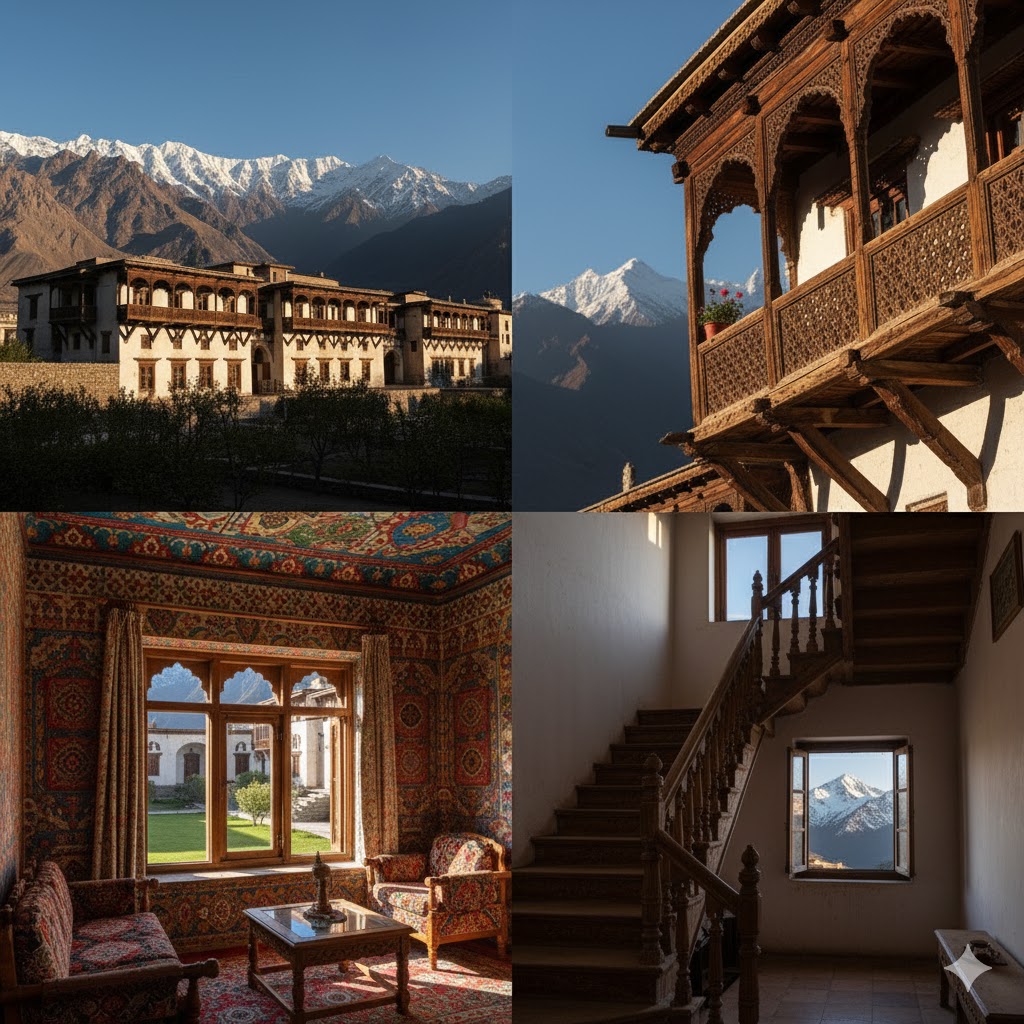 Khaplu Palace interior exterior