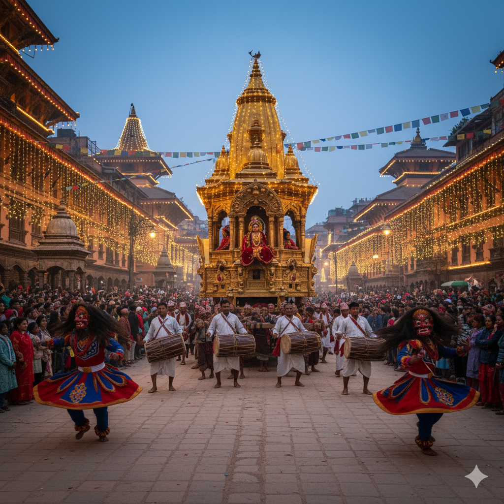 Kumari Jatra - Nepal Indra Jatra Festival 2026