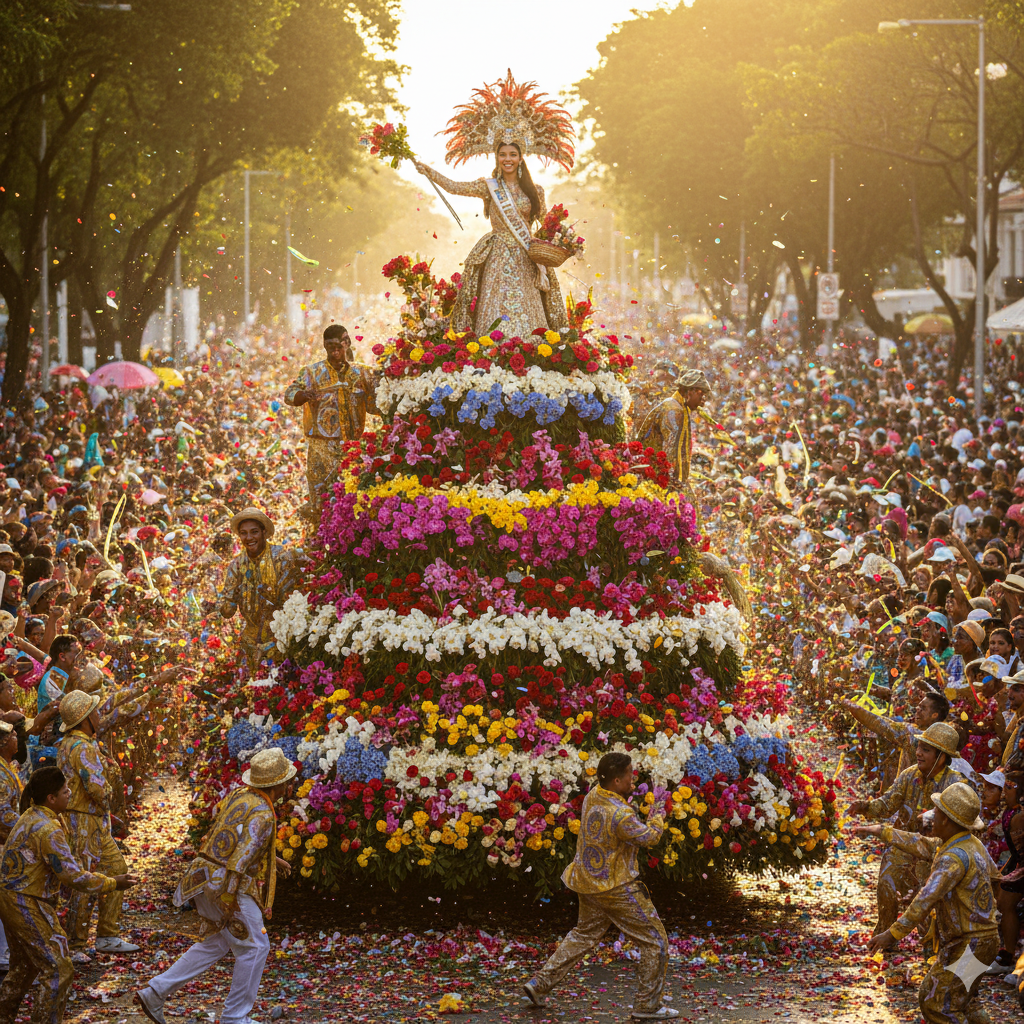 La Batalla de las Flores (The Battle of Flowers)