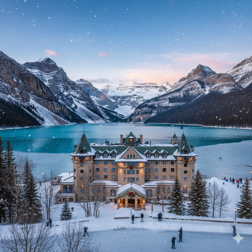 Lake Louise Fairmont view