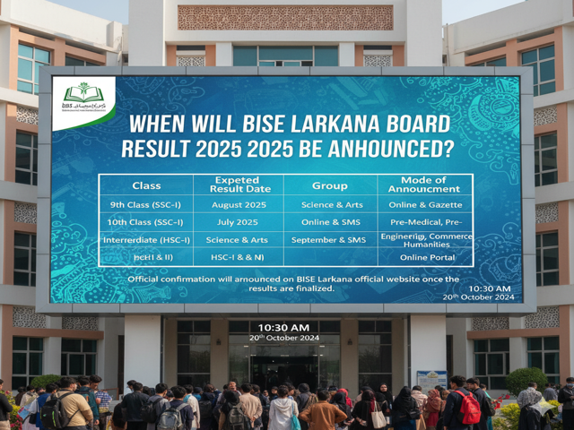 Larkana Board Result 2025
