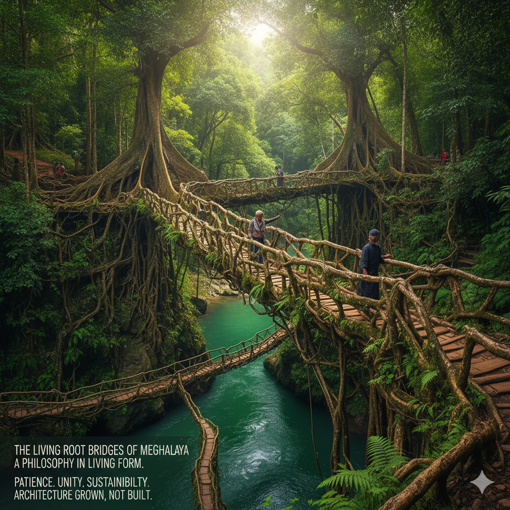 Living Root Bridges of Meghalaya