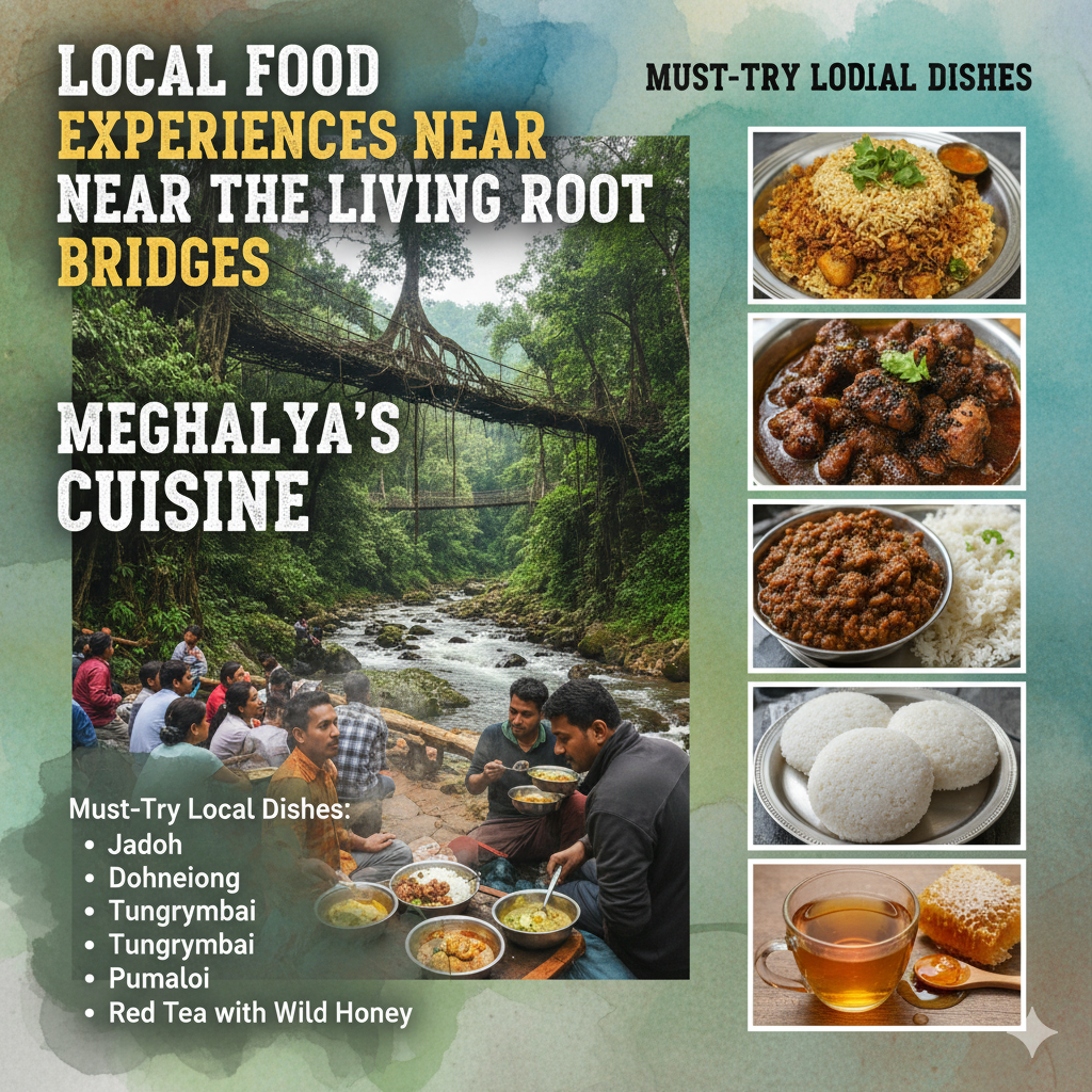 Local Food Experiences Near the Living Root Bridges - Meghalaya’s cuisine