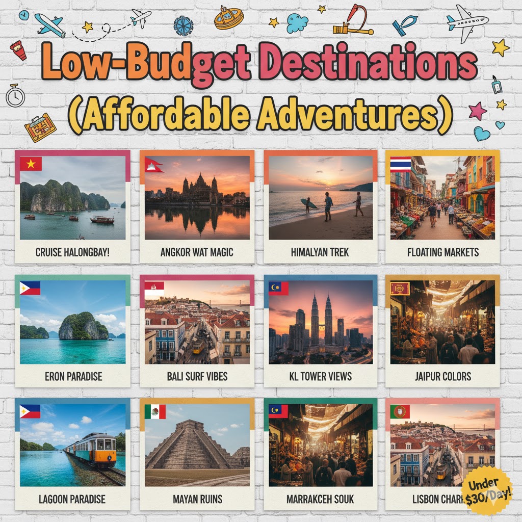 Low-Budget Destinations (Affordable Adventures)