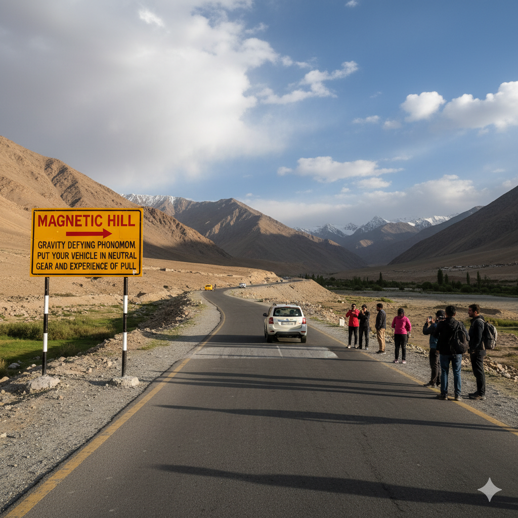 Magnetic Hill Leh–Kargil–Baltic National Highway