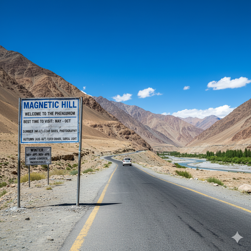 Magnetic Hill - Leh–Ladakh roads