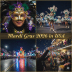 Vibrant Mardi Gras 2026 in USA
