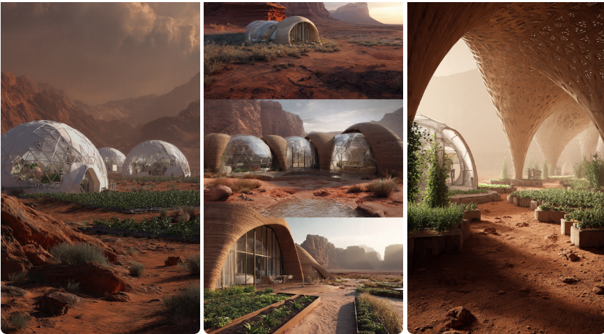 Mars Eco Lodges — Living Green on the Red Planet