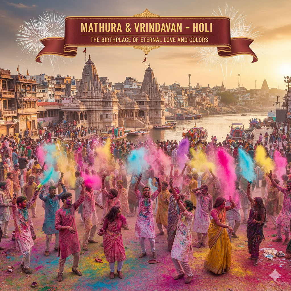 Mathura & Vrindavan – Birthplace of Holi