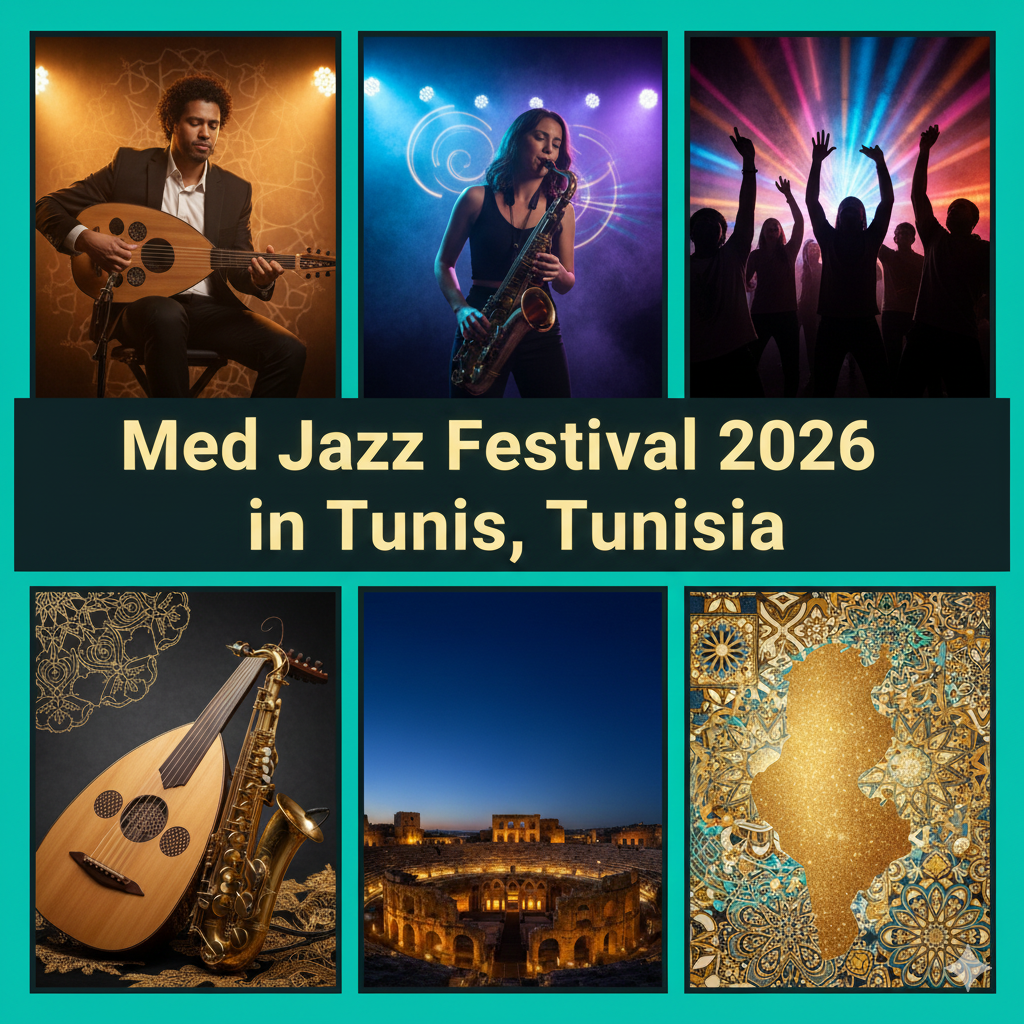 Med Jazz Festival 2026 in Tunis, Tunisia